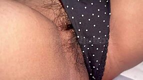 Indian Girl Teasing Her Hairy Pussy Solo