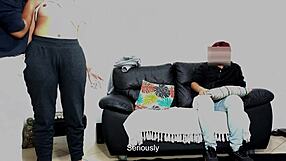 Stepfather Tested His Son's Girlfriend In Front Of Him