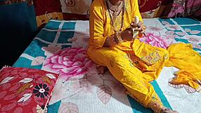 Indian New Bridal Bhabhi Blowjob Fucking With Step Brother Hindi Voice