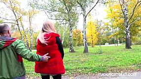 Blonde Gives Saviour Unexpected Sex?