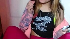 Bonneyuwu Sucks on Three Lollipops with Lipstick Fetish Play