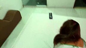 12 female orgasms of this blonde in doggystile