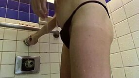 sexy bikini babe jerks off while listening to ocean waves at secretgakuen