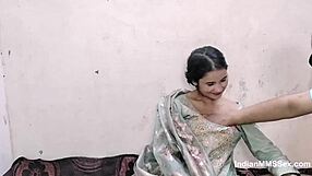 Hot blowjob sex with skinny indian bhabhi