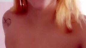 Blonde Dancing Naked In The Room