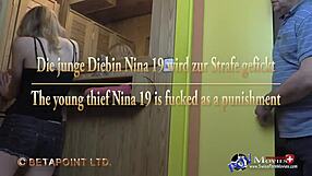 Trailer: Young Thief Nina 19 Feels Intense Punishment Fucking