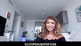 Super Cute Stepdaughter Fucks Step Daddy For Cash