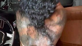 semen filling a demon's depths in intense interracial encounter