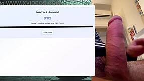 Exercise session for a strong, fat, powerful 19 cm cock that lasts hours without cumming