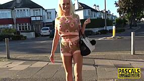 Sub with big tits fucked in rough hardcore bdsm