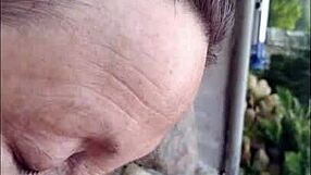 Pov mature hotwife candi annie milks cock at nudist resort pool