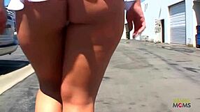 the bubble butt brunette beauty rides the man's face intensely, then makes him cum all over her ass