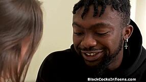Busty Maid's Extra Shift On Big Black Cock?