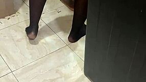 Amateur swingers family hosts group events with black ebony milf wife and big cock participants at home