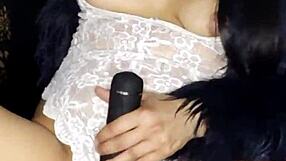 Teen plays with dildo, licks pussy, and squirts hard in homemade video