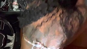 semen filling a demon's depths in intense interracial encounter