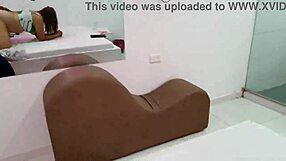 12 female orgasms of this blonde in doggystile