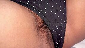 Indian Girl Teasing Her Hairy Pussy Solo