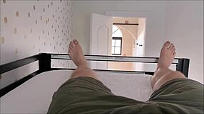 Lucy Lotus fucks Alex Adams on bunk bed.