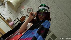 Is this sexy russian redhead teasing in exclusive hd video?