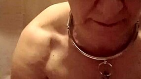 French housewife explores self-bondage with toys and humiliation