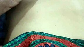 south indian couple in saree feels intense pleasure during homemade creampie fucking quickie