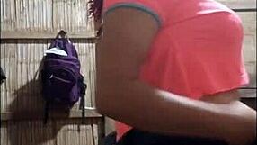 my stepmother rewards my hard work with an exclusive video of something exotic