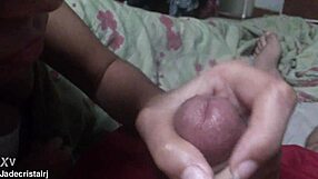 Husband Leaves for Work, Friend Comes In to Have Fun with Wife in Homemade Close-Up Blowjob