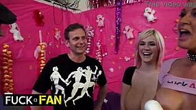 Dirty-Talking Pornstar Tory Lane Jerks Off Lucky Contest Winner