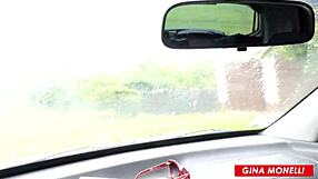 Fit Girl Sucks Strangers Cock In Car