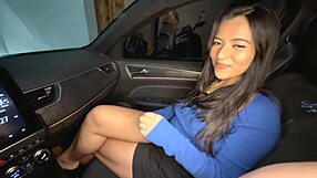 FILLED this CHICK with CUM in CAR