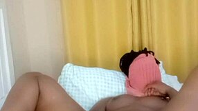 Black Curvy Milf Whore Spreading Wet Pussy On Display During Massage