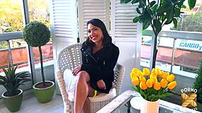 Christina meets Sally and explores lesbian pleasures