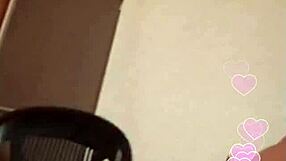 Man watches wife with another guy voyeuristically