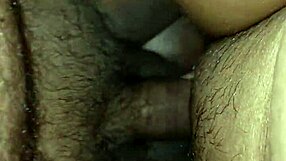 south indian couple in saree feels intense pleasure during homemade creampie fucking quickie