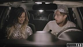 what if a conspiracy theorist encounters a sexy alien female?