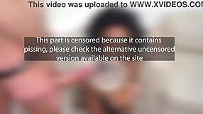 Ana Sasuga drinks pee then takes four cocks in anal double penetration