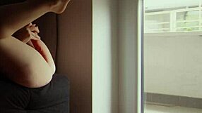 Showing neighbors my routine closeup