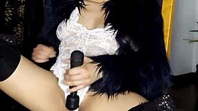 Teen plays with dildo, licks pussy, and squirts hard in homemade video