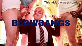 Two british teens suck lucky guy's cock in homemade group