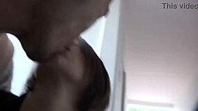 beautiful japanese milf model in apartment hallway