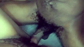 Ebony amateur in missionary style encounter with partner