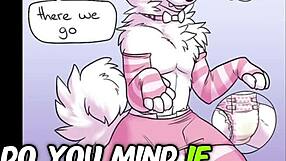 Diapered delights explore a furry's first time in cosplay part 1