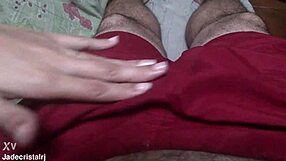 Husband Leaves for Work, Friend Comes In to Have Fun with Wife in Homemade Close-Up Blowjob