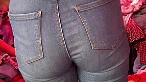 Big Ass Mexican Girl At Market!