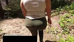 Latina hotwife enjoys intense outdoor fun with big black cock