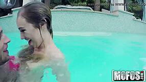 skinny girlfriends explore underwater blowjobs with hidden passion