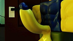 Lucky noob scores big ass doggystyle