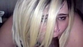 Snowbunnyqueen27 Teases Cage Fighter's Beautiful BBC with Deep Throats