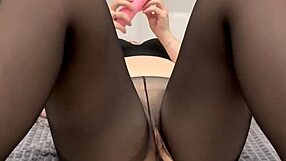 Tear These Nylon Tights So I Can Cum So Sweetly